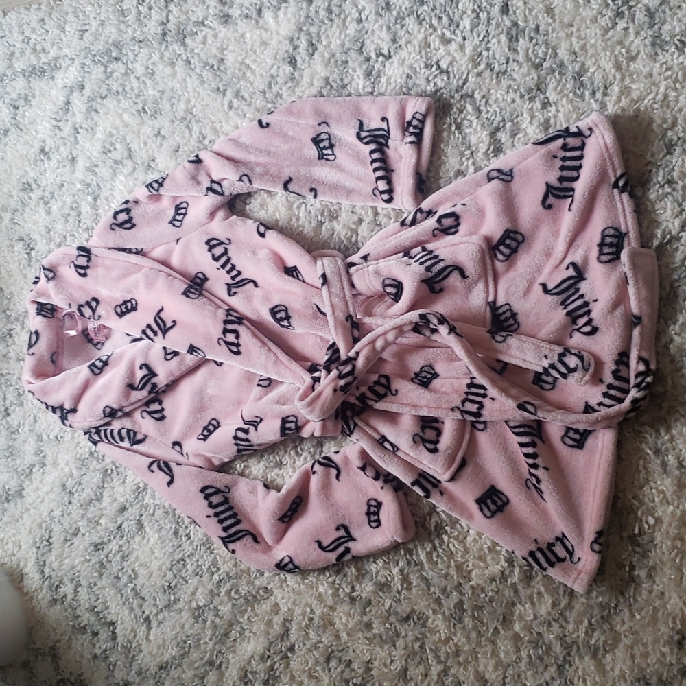 Juicy couture s/m light pink robe